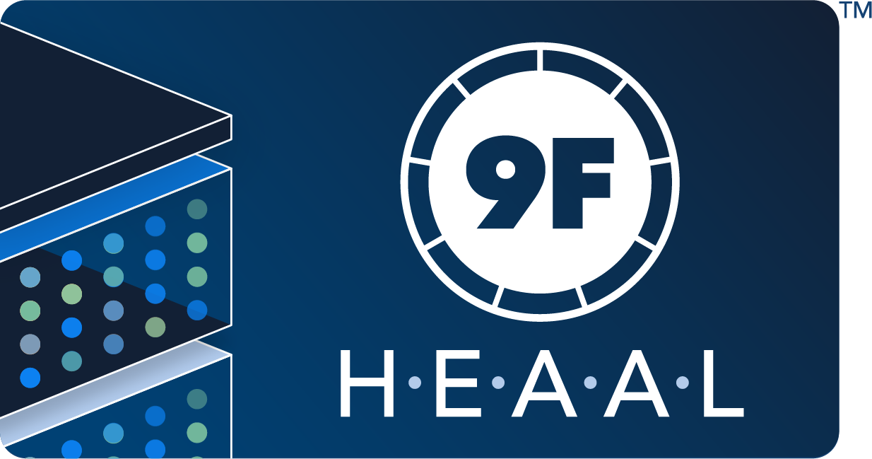 9F H.E.A.A.L. wordmark